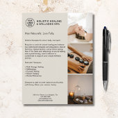 Therapeut für ganzheitliche Gesundheit Flyer