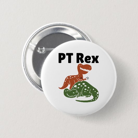 Therapeut für Physikalische Therapie PT Rex Button (Vorne & Hinten)