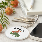 Therapeut für Physiotherapie PT Rex Schlüsselanhänger (Vorderseite rechts)