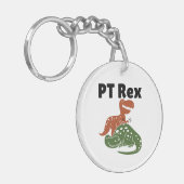 Therapeut für Physiotherapie PT Rex Schlüsselanhänger (Vorderseite links)