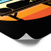 Therapeut für Physiotherapie Retro Vintag Poster (Ecke)