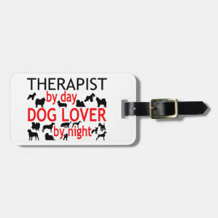 Therapeut Hund Lover Gepäckanhänger