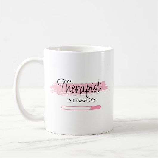 Therapeut im Gange - Personalisiert Kaffeetasse (Links)