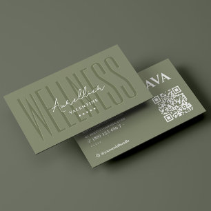 Therapeut/in Personal Trainer Sage Wellness Coach Visitenkarte