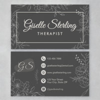 Therapeut:in psychische Gesundheit Floral Botanisc