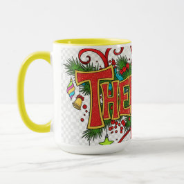 Therapeut:innen- Hübscher Festtagsprofis-Becher  Tasse