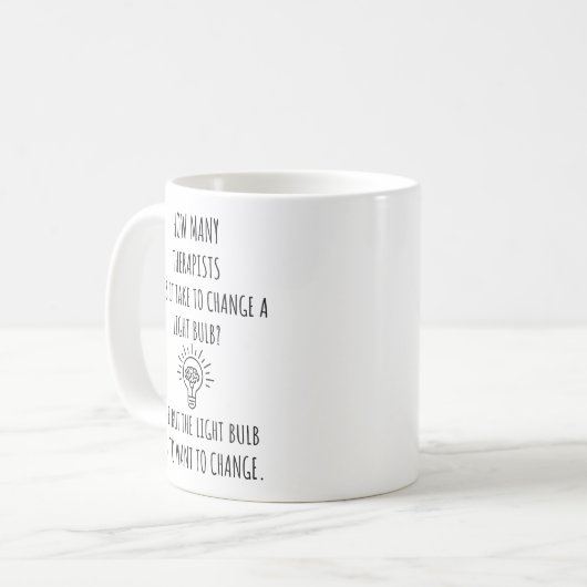 Therapeut Kaffeetasse (Vorderseite Links)