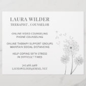 Therapeut online flyer (Vorne)