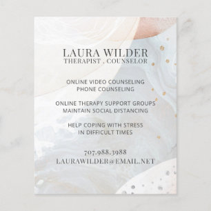 Therapeut online oder per Flyer