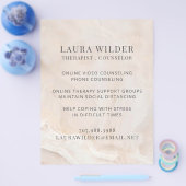 Therapeut online oder per Flyer (Einzeln)