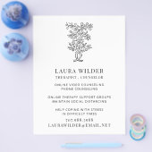 Therapeut online per Telefon Flyer (Einzeln)