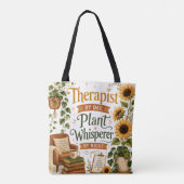 Therapeut Pflanzenflüsterer Tasche (Rückseite)