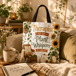Therapeut Pflanzenflüsterer Tasche