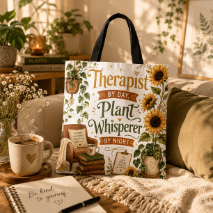 Therapeut Pflanzenflüsterer Tasche