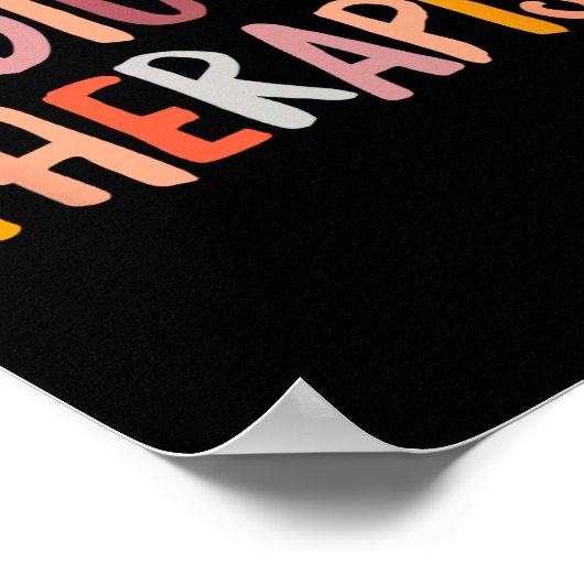 Therapeut Psychische Therapie Verhalten Poster (Ecke)