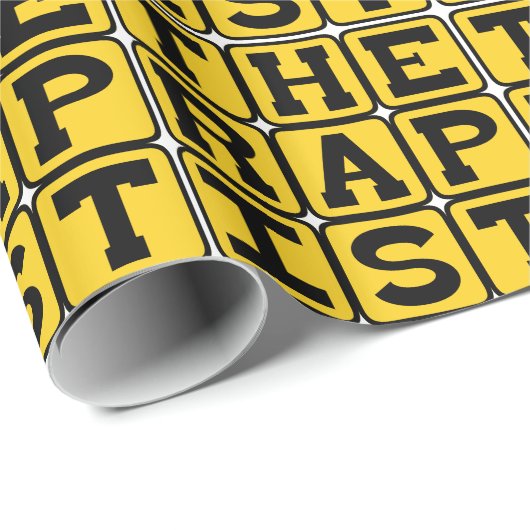 Therapeut, Psychologe oder Psychiater Geschenkpapier (Rolleneckpunkt)