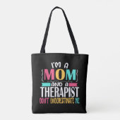Therapeut Psychologe Sozialarbeiter Mama Tasche (Rückseite)