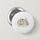 Therapeut Psychotherapie Verhalten 1 Button (Vorne & Hinten)