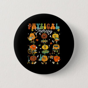 Therapeut Pumpkin Herbst Thanksgi Button