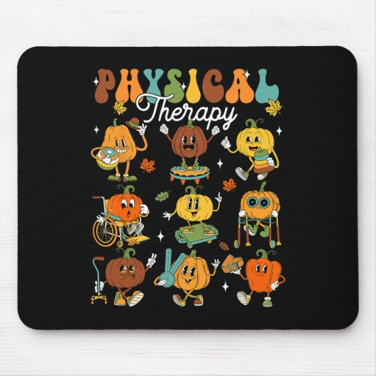 Therapeut Pumpkin Herbst Thanksgi Mousepad (Vorne)