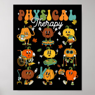 Therapeut Pumpkin Herbst Thanksgi Poster