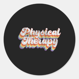 Therapeut Runder Aufkleber