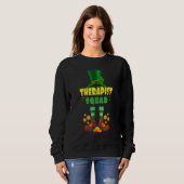 Therapeut Squad Funny Irish St Patrick Day Sweatshirt (Vorne ganz)