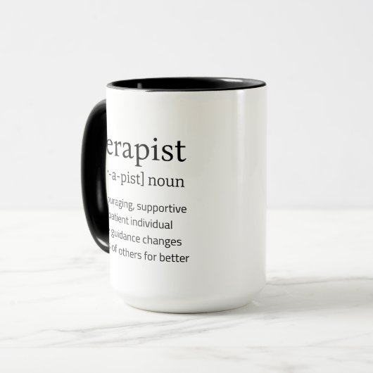 Therapeut Tasse (Vorderseite Links)