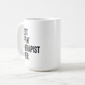 Therapeut, Therapeut Tasse, Therapeut schätzen Kaffeetasse (Vorderseite Links)