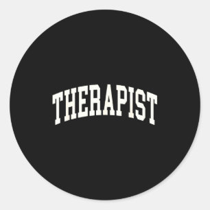 Therapeut Therapeuten Berater psychische Gesundhei Runder Aufkleber