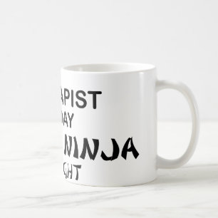 Therapeut tödliches Ninja bis zum Nacht Kaffeetasse
