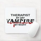 Therapeut-Vampir bis zum Nacht Mousepad (Mit Mouse)