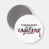 Therapeut Vampire by Night Magnet (Vorderseite/Rückseite)