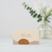 Therapeut Visitenkarte (Stehend Vorderseite)