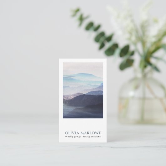 Therapeut Visitenkarte (Stehend Vorderseite)