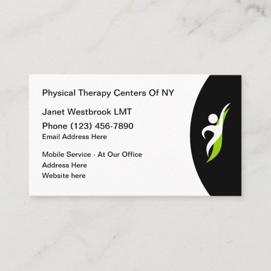 Therapeut Visitenkarte (Vorderseite)