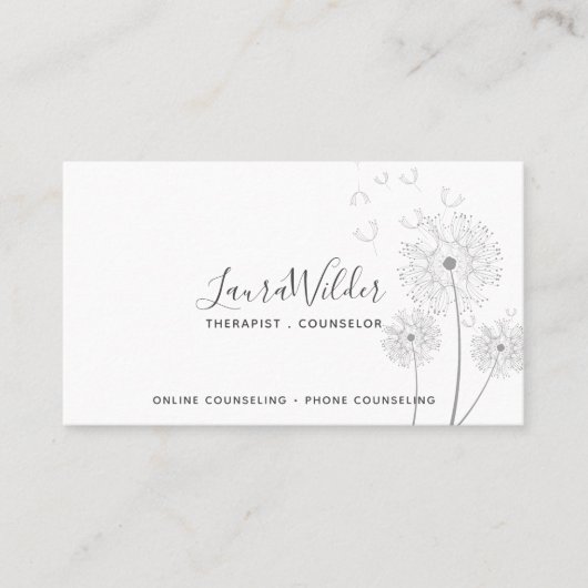 Therapeut Visitenkarte (Vorderseite)