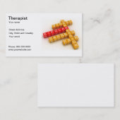 Therapeut-Visitenkarte Visitenkarte (Vorne/Hinten)