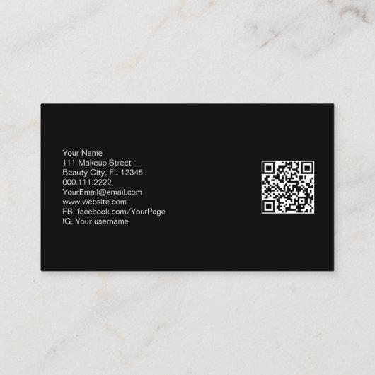 Therapeut Wellness-Center Sukkulenter Yoga Heilung Visitenkarte (Rückseite)