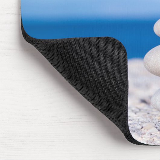 Therapeut Zen Stones, Strand Mousepad (Ecke)