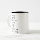 Therapeut Zweifarbige Tasse (Vorderseite Links)
