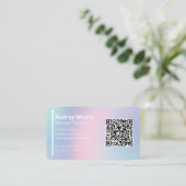 Therapeuten für ganzheitliche Massage Reiki Reflex Visitenkarte (Stehend Vorderseite)