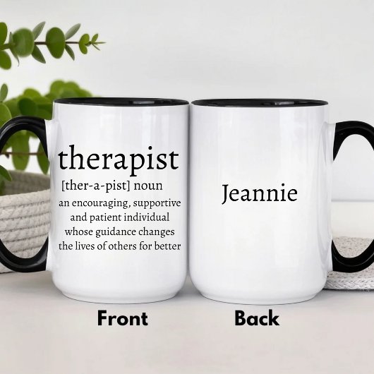 Therapeutendefinition Tasse