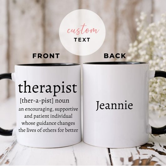 Therapeutendefinition Tasse