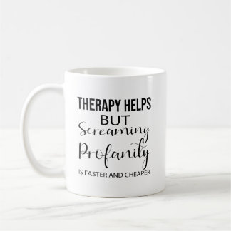 Therapeutika helfen, aber Schrecken ist schneller  Kaffeetasse