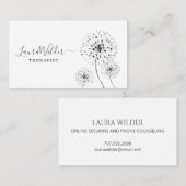 Therapeutikarte Visitenkarte (Vorne/Hinten)