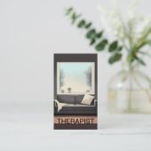 Therapeutin Visitenkarte (Stehend Vorderseite)