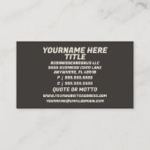 Therapeutin Visitenkarte (Rückseite)