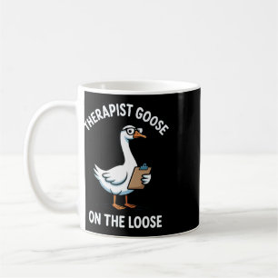 Therapeutische Gans auf freiem Fuß Berater Mental  Kaffeetasse