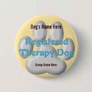 Therapeutische Hunde-ID Button